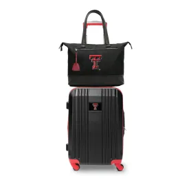 Texas Tech Red Raiders Premium Laptop Tote Bag and Luggage Set
