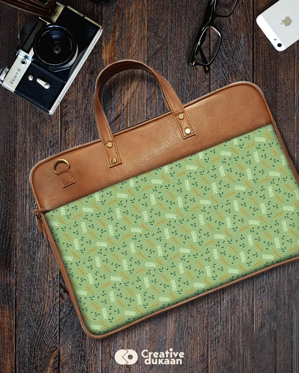 The Mint - The Vegan Leather Laptop Bag
