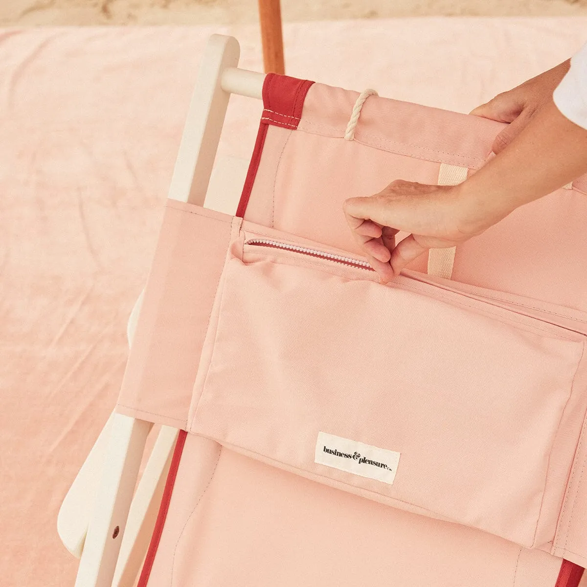 The Tommy Chair - White - Rivie Pink