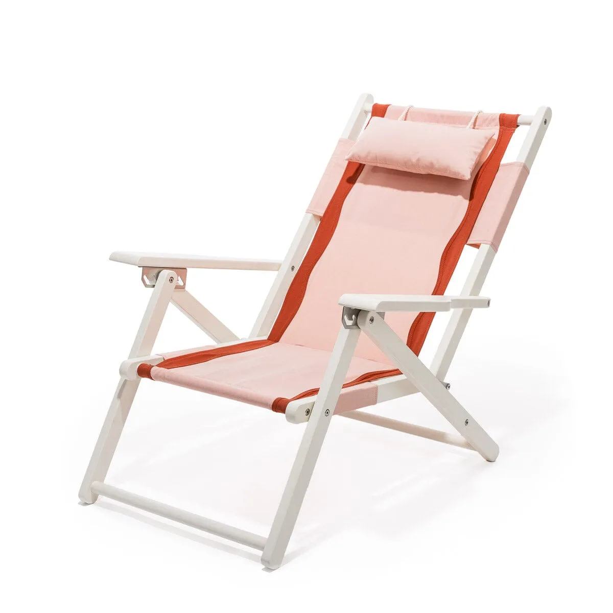The Tommy Chair - White - Rivie Pink