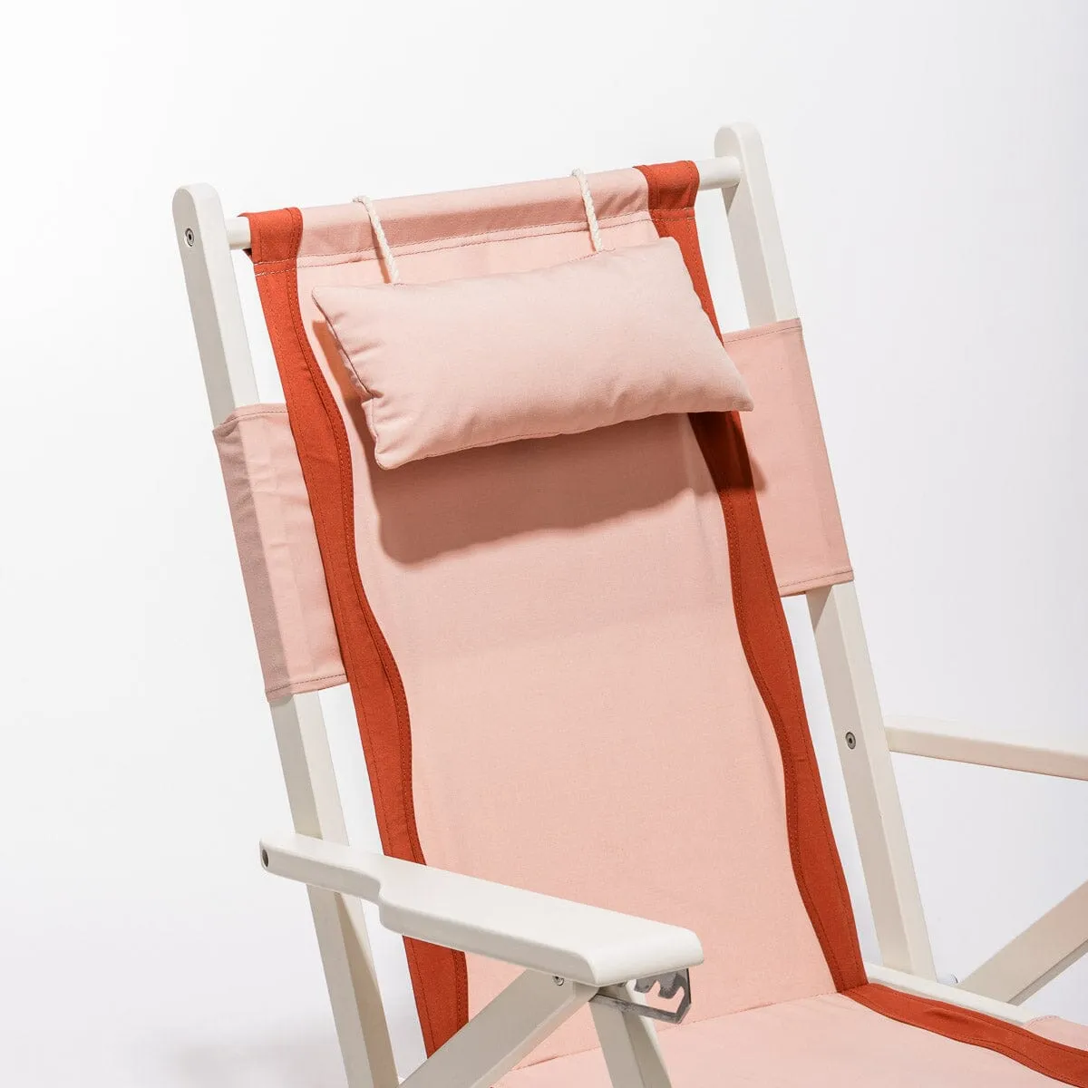 The Tommy Chair - White - Rivie Pink