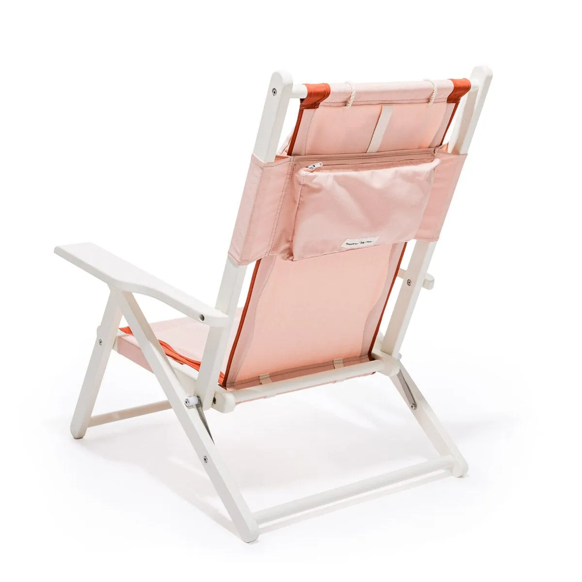 The Tommy Chair - White - Rivie Pink