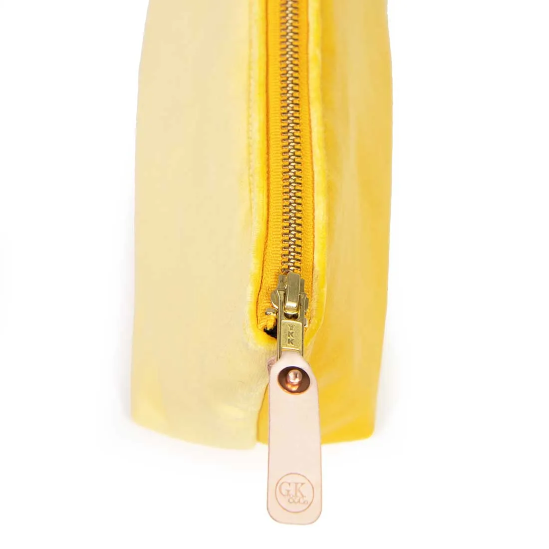 Velvet Travel Clutch-Sunshine