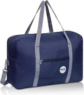 WANDF For Spirit Airlines Personal Item Bag 18x14x8 Travel Duffel Bag Underseat Foldable Carry-on Luggage for Women